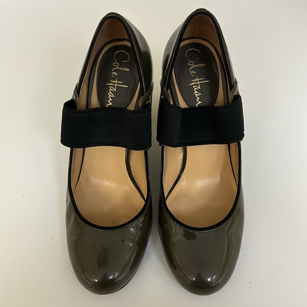 Cole Haan Chunky Heel Mary Jane Pumps Size 7 - Picture 3 of 7